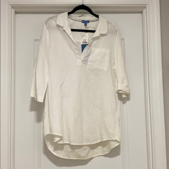 Fleur Bleue white blouse (NEW WITH TAGS) - Picture 1 of 5